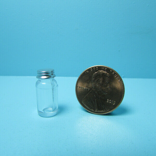 Dollhouse Miniature Medium Mason Canning Jar With Removable Lid Fa80362
