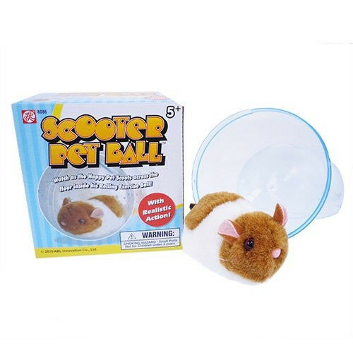 New Scooter Pet Ball Happy Hamster Gift Fun Toy For Pets Children Kids Fun Joy
